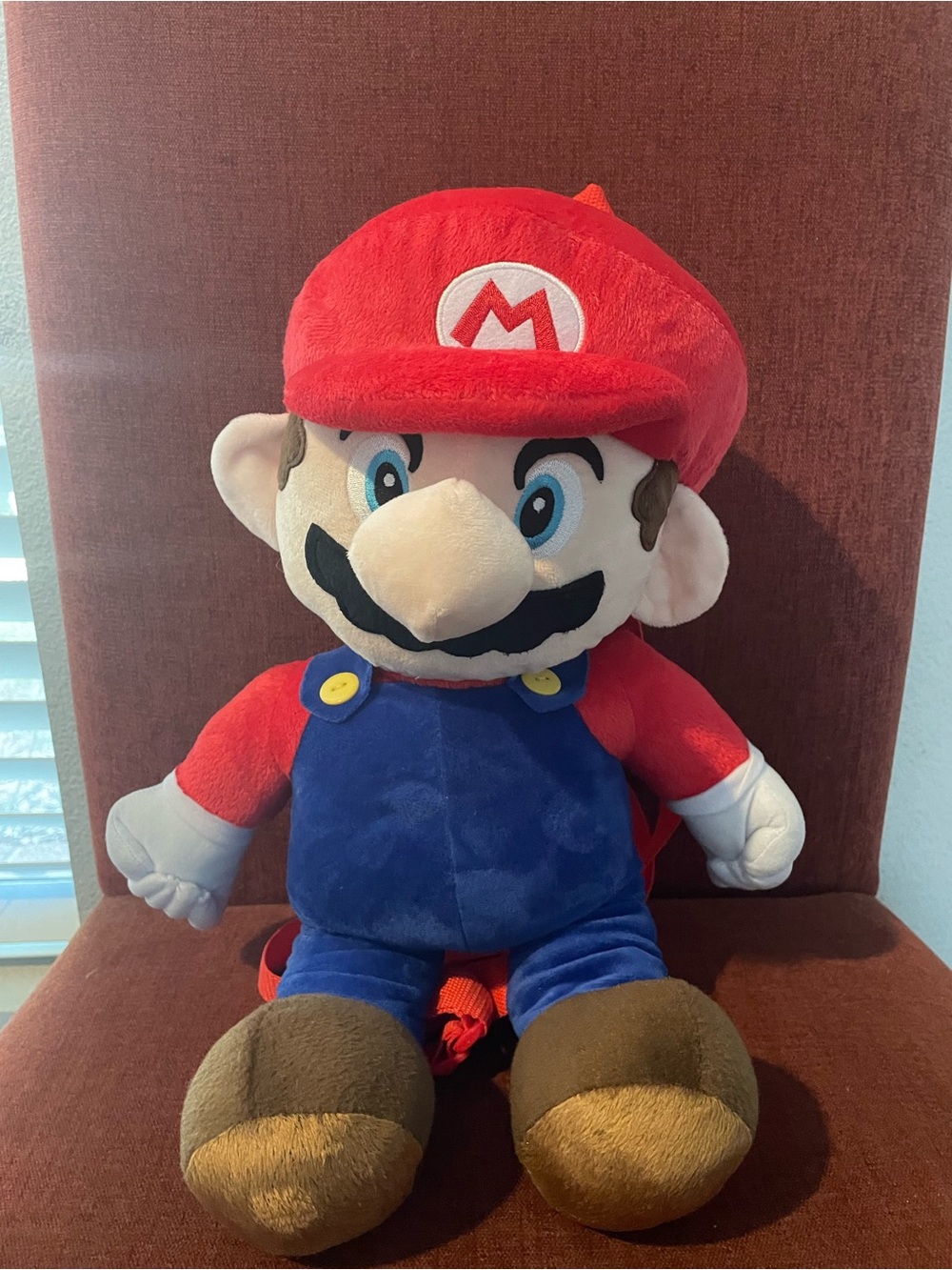 Nintendo Mario Plush Toy - Red, Blue, Brown